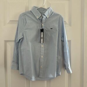 Vineyard vines striped whale shirt size 5 boys